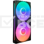 Вентилятор для корпуса Case Cooler NZXT F240 RGb Core (120x120x25мм, 4-pin PWM, RGb, 75.12CFM, 30dBA, 2400RPM, Black, Single-Frame RGb Fan Unit), фото 1