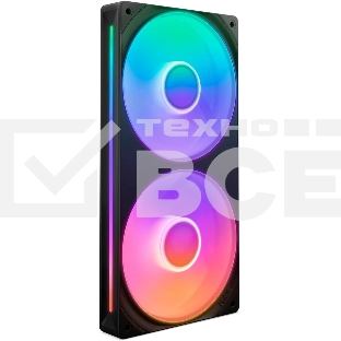 Вентилятор для корпуса Case Cooler NZXT F240 RGb Core (120x120x25мм, 4-pin PWM, RGb, 75.12CFM, 30dBA, 2400RPM, Black, Single-Frame RGb Fan Unit)