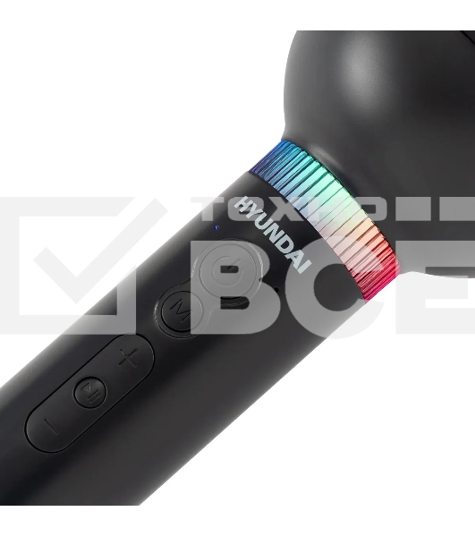 Микрофон беспроводной Hyundai H-MIC101 черный