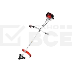 Триммер бензиновый MTX MT-43, 43 см3, неразъемная штанга, состоит из 2 частей, фото 1