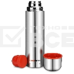 Термос Starwind 10-1000 1 л. серебристый/красный, картонная коробка, фото14