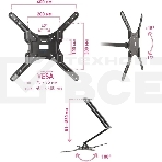 Кронштейн для LED/LCD телевизоров Kromax DIX-25 черный, фото14