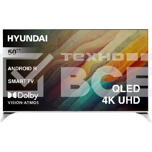 Телевизор Hyundai 50' H-LED50QBU7500 черный Qled UHD 60Hz Smart TV