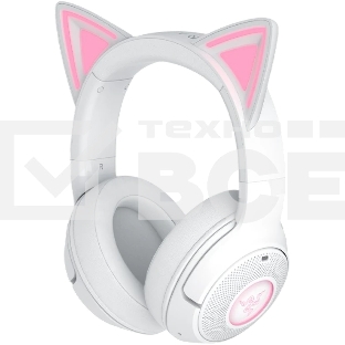 Гарнитура Razer Kraken Kitty V2 BT белый, беспроводная, Bluetooth, подсветка Razer Chroma RGB