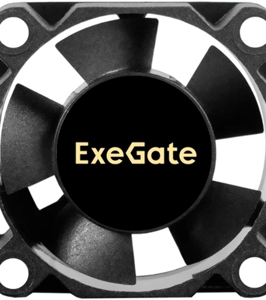 Вентилятор корпусной ExeGate EX03010S2P-5, 30 мм, 9000 об/мин, 25 дБ, 2-pin, без подсветки