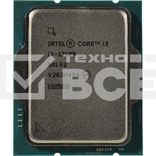 Процессор Intel Core i3-12100 Soc-1700 3.3GHz OEM