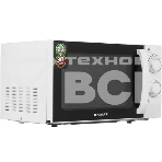 Микроволновая печь Kraft KF-20MW7W-102M белый, 20 л, 700 Вт, переключатели - поворотный механизм, фото7
