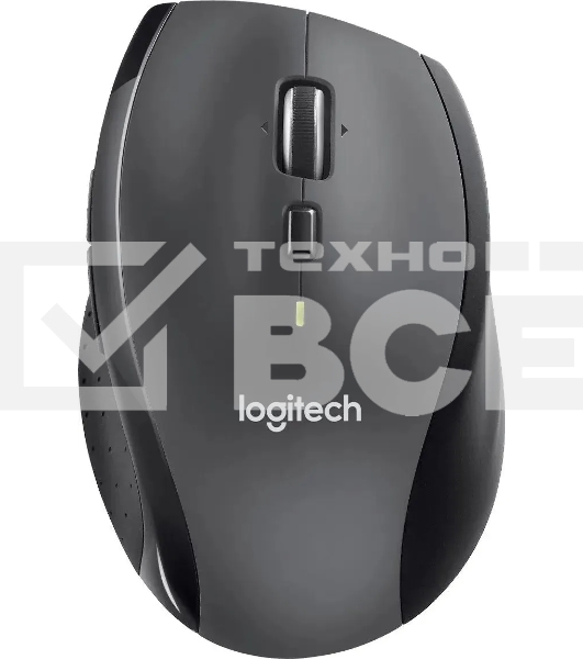 Мышь беспроводная Logitech M705 серый/черный, 1000 dpi, радиоканал, USB, кнопки - 6
