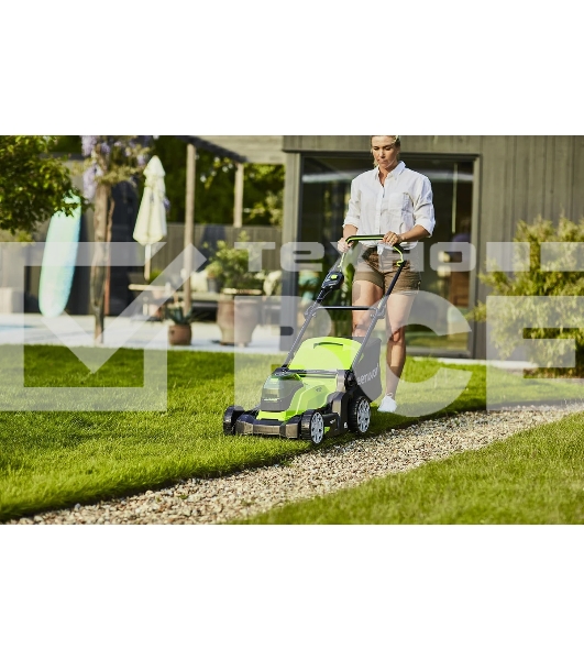 Газонокосилка аккумуляторная (2512607) GreenWorks G24X2LM41, 2*24V, 41 см, без АКБ и ЗУ