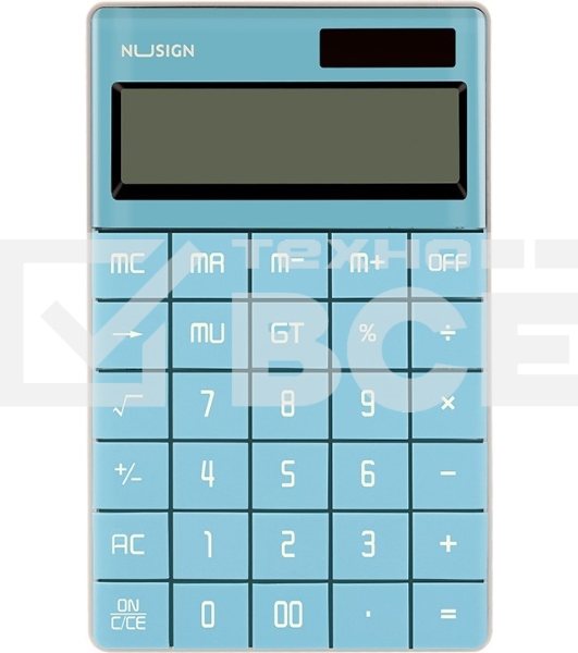 Калькулятор настольный Deli Nusign ENS041blue синий 12-разр.