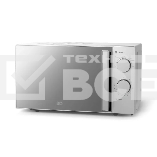 Микроволновая печь BQ MWO-20013SM серебряный, 20 л, 800 Вт, переключатели - поворотный механизм