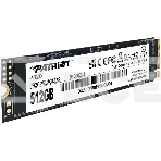 Накопитель SSD Patriot P320, 512GB, PCIe 3.0 x4, M.2 2280, NVMe, R/W 3000/2200, фото4