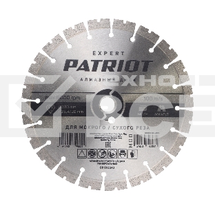 Диск PATRIOT EXPERT  алмазный сегментный 300х25,4/20 Универсальный