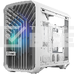 Компьютерный корпус без блока питания Fractal Design Torrent Nano RGb TG Clear Tint, Mini-Tower, 1x180мм RGb, 2xUSB-A 3.2 + 1xUSB 3.2 Type-C mITX, mDTX белый, фото24