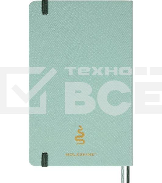 Блокнот Moleskine LIMITED EDITION YEAR OF THЕ SNAKE LECNYSNKVEGMBOX 130х210мм, 176 страниц, линейка, подарочная коробка, мятный Mamba
