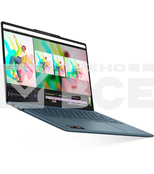 Ноутбук Lenovo Yoga Pro 7 14AKP10/14.5' OLED /AMD Ryzen AI 7 350 32Gb/1Tb SSD/AMD Radeon 860M/без ОС/бирюзовый/1.54kg