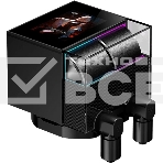 Система охлаждения Water Cooling System PCCooler DS360 Display BK (310W, 360мм, LED, Black, ARGb Pump/Fans: 3x120мм, 90.56CFM, 39.8dBA, 2500RPM/Pump height 65мм, 15dBA, 2600RPM, Rad thickness 27мм/S: 1851, 1700, 1200, 115X, AM5, AM4), фото7