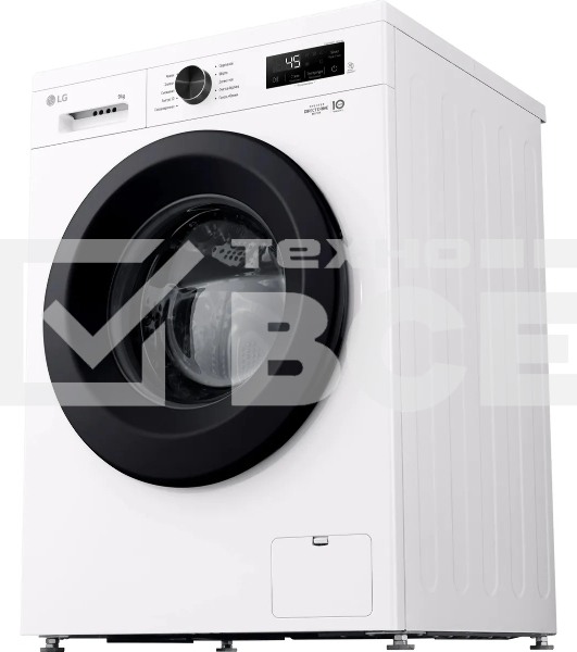 Стиральная машина LG F2Y1VS6W белый, загрузка фронтальная 9 кг, 1200 об/мин., класс: А