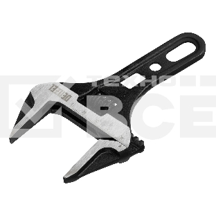 Ключ разводной Denzel 155 мм, CrV, кованый, укороченная рукоятка