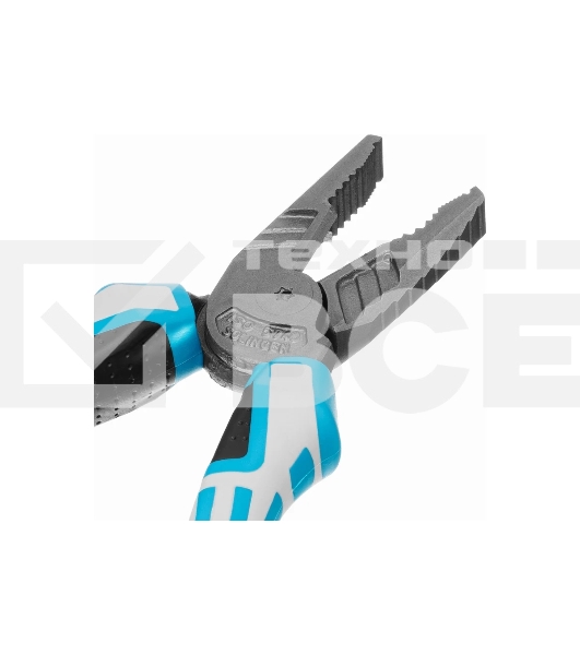 Плоскогубцы Gross 16973 комбинированные, 180 мм, трехкомпонентные рукоятки