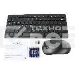 Комплект клавиатура+мышь Gembird KBS-9100 беспроводной, USB, 1600 DPI, чёрный, фото3