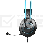 Гарнитура проводная с микрофоном A4Tech Fstyler FH200U серый/синий 2м накладные USB оголовье (FH200U BLUE), фото14