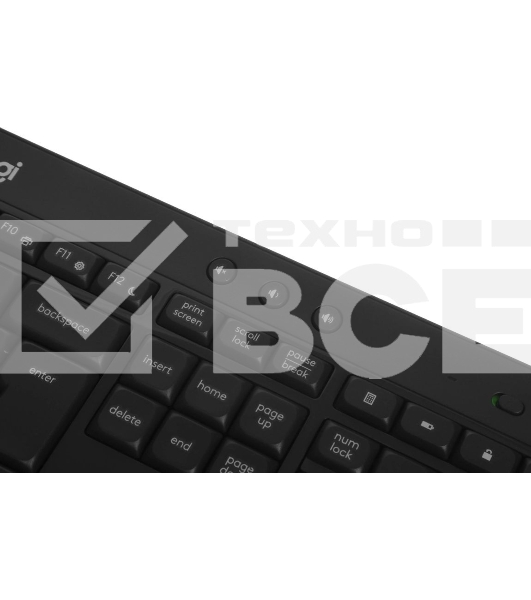Комплект клавиатура+мышь беспроводной LOGITECH MK540 Advanced black (USB, 1000dpi) (920-008686)