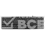 Клавиатура Oklick 520M2U проводная, USB, черный + черный, фото 1