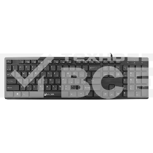 Клавиатура Oklick 520M2U проводная, USB, черный + черный