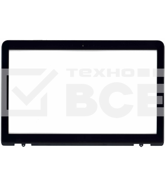 Сенсорное стекло (тачскрин) для Asus N551, черное с рамкой