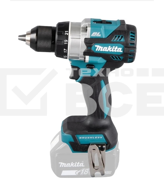 Дрель-шуруповерт аккумуляторная Makita DDF486Z, 18 В, Без АКБ, аккумуляторная