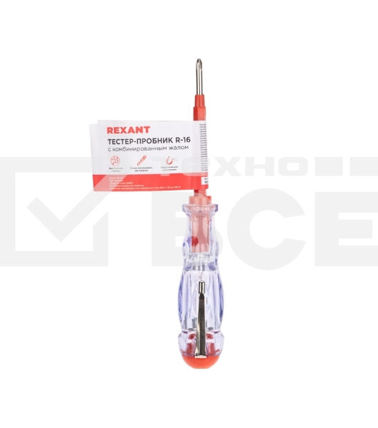 Тестер-пробник с комбинированным жалом R-16 Rexant
