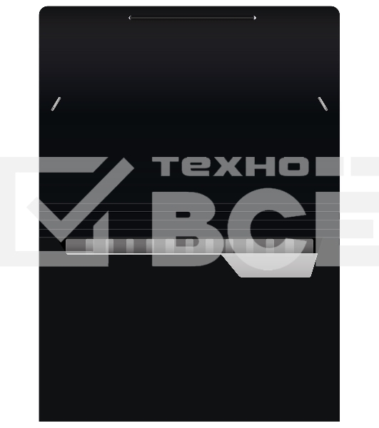 Портфель Бюрократ Black Opal BLPP13 13 отдел. A4 пластик 0.7мм черный/ассорти
