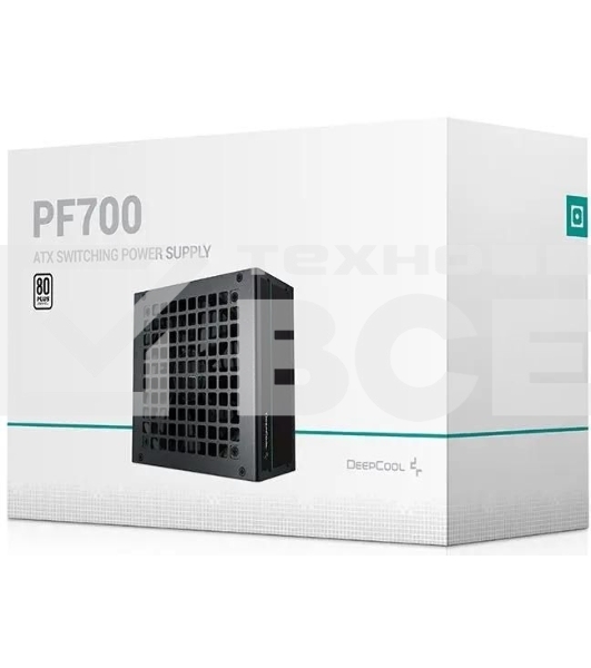 Блок питания Deepcool / GamerStorm PF700, 700Вт, 80 PLUS, 120мм, черный
