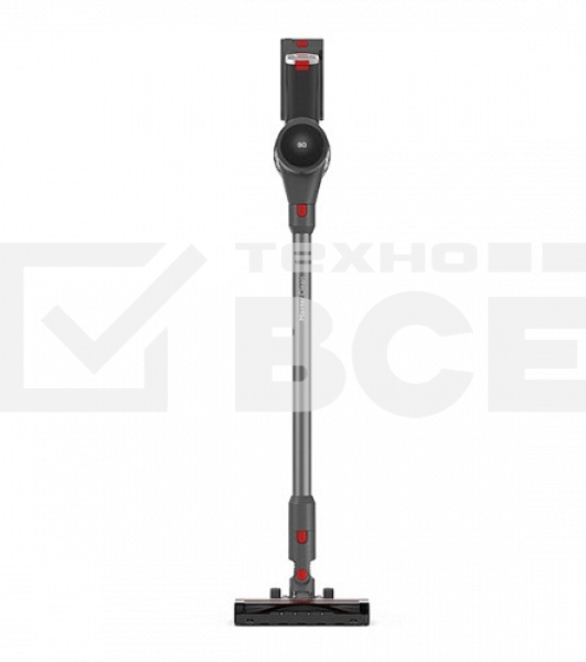 Пылесос вертикальный BQ VCA0103H серый, 2 в 1 вертикальный и компактный / технология циклон, эффективный сбор пыли и простота экплуатации / Quiet performance, низкий уровень шума / до 30 мин непрерывной работы / для эффективной уборки удобный индикатор за