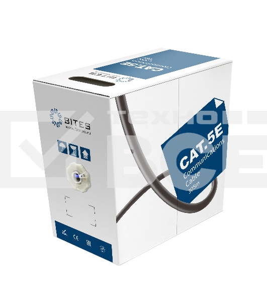 Кабель 5bites US5505-305A UTP / SOLID / 5E / 24AWG / CCA/ PVC / 305M