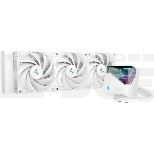 Система жидкостного охлаждения DEEPCOOL LT720 WH белый, 120 мм, алюминий/медь, 2250 об/мин, 32.9 дБ, 4 pin, 300 Вт
