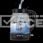 Чайник Polaris PWK-1797-СGL, 2200вт, 1,8л, стекло, черный, фото 1