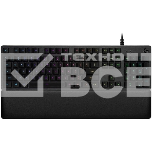 Клавиатура игровая Logitech G513 CARBON - GX BLUE (CLICKY) SWITCH (механическая клавиатура с RGB-подстветкой) US INT'L ЛАТИНИЦА