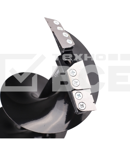 Шнек двухзаходный PATRIOT D 180i для льда, диаметр 180мм, длина 1000мм, смен. ножи (Россия)