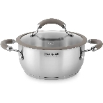 Кастрюля Rondell RDS-755 Balance 5 л 24 см, нержавеющая сталь 18/10, с крышкой, фото 1