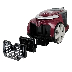 Пылесос GINZZU VS444 красный/серый, 420/2400 Вт, уборка сухая, пылесборник контейнер 4 л, фото4