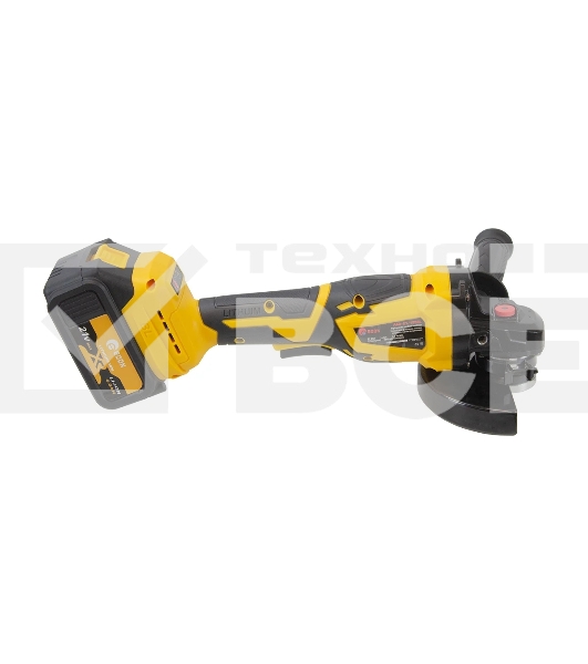 Угловая шлифовальная машина EDON AAG-21/125BL черный/желтый 25093