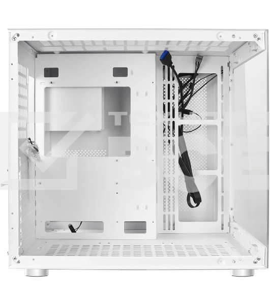 Компьютерный корпус Ginzzu V580 RGb подсветка, закаленное стекло 1хUSB 3.0,1хUSB 2.0, AU белый ATX