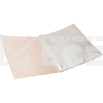 Папка-портфолио с 40 прозрачными вкладками Silwerhof Create SCR-P40CR A4, пластик, 0.7мм, карман на лицевой стороне, кремовый, фото3