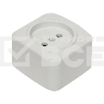 Розетка EKF EGR10-022-10 б/з, 10А, ОП Basic Минск белый, фото2