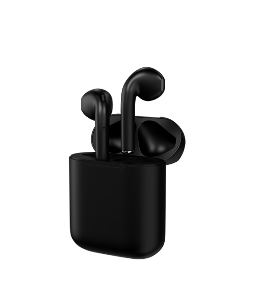 Наушники TWS Maxvi MHF-104BT черный, вкладыши, Bluetooth, сенсорное управление, до 4 ч