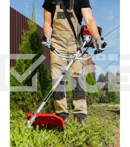 Триммер бензиновый MTX MT-43S, 43 см3, разъемная штанга, состоит из 2 частей