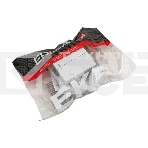 Механизм выключателя EKF UP1-SWA-24 Эпика двухклавишный, с подсветкой, алюминий, фото3