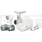 Мясорубка электрическая Ротор Люкс ЭМШ 35/300-3 белый, 1500 Вт, 0.6 кг/мин, реверс, насадки - 4, фото6